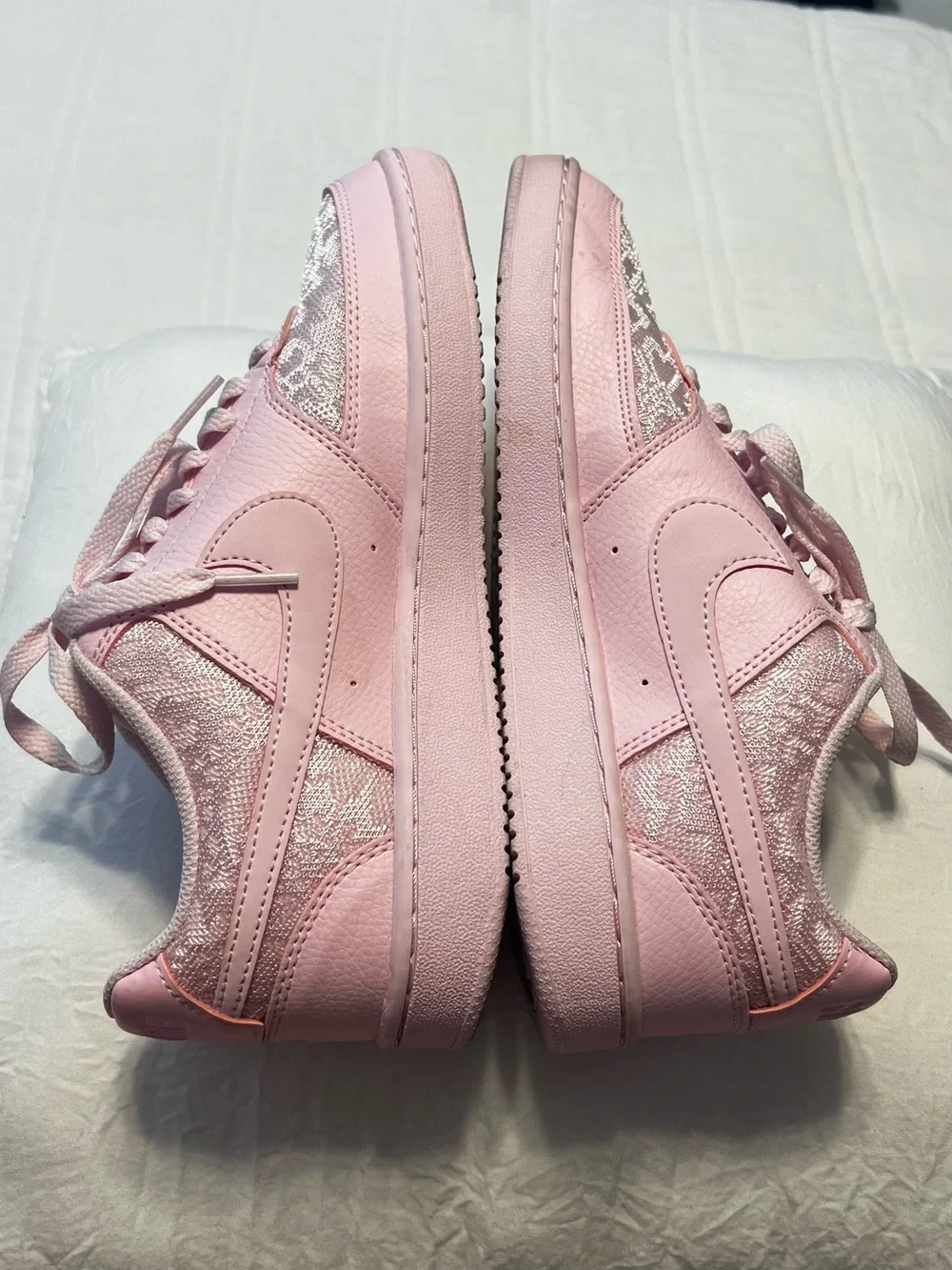 Nike Court Vision Low 'Pink Foam Lace' sneakers | Women’s Size 8.5